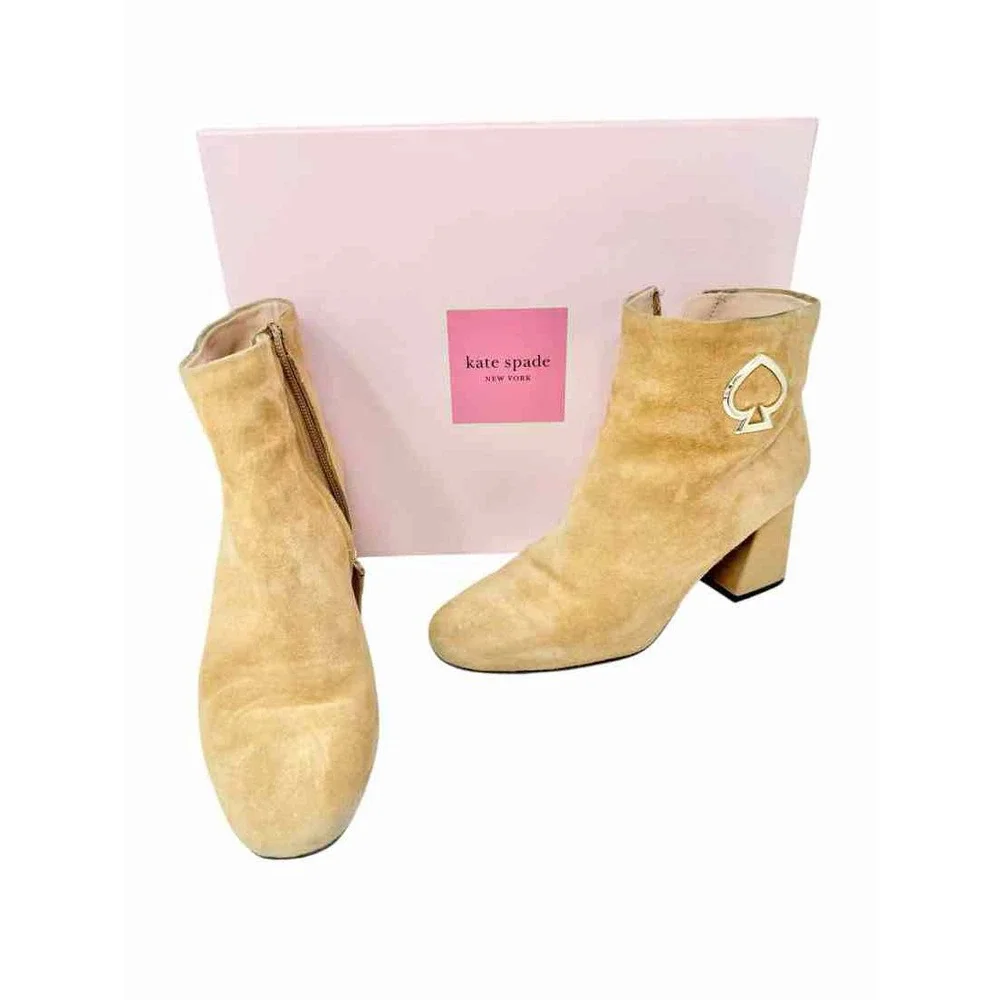 Shoe Size 6 Kate Spade Tan Suede Boots